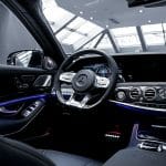 black and gray bmw car interior